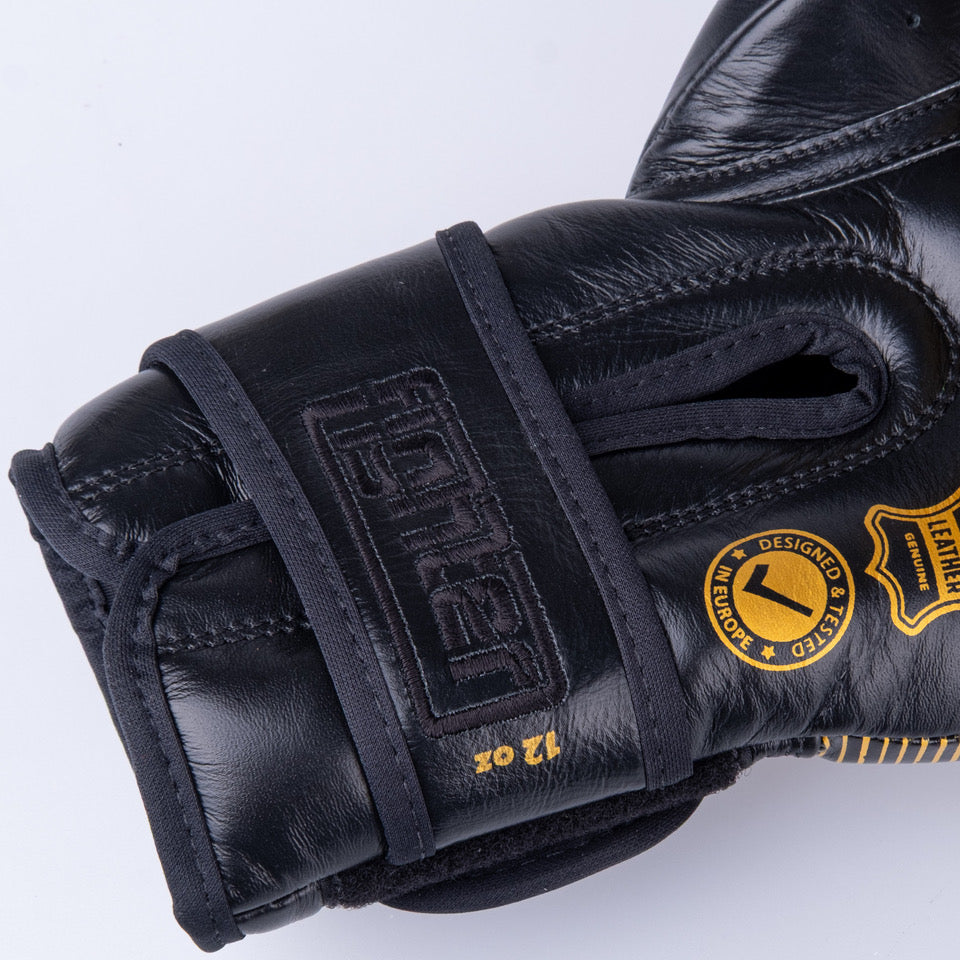 Fighter Pro Boxing Gloves – gold/black, FBG-PRO-005