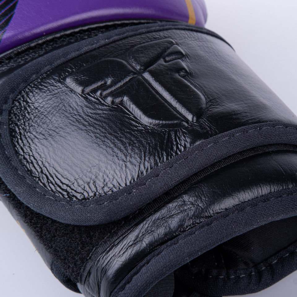 Fighter Pro Boxing Gloves – purple/black, FBG-PRO-006