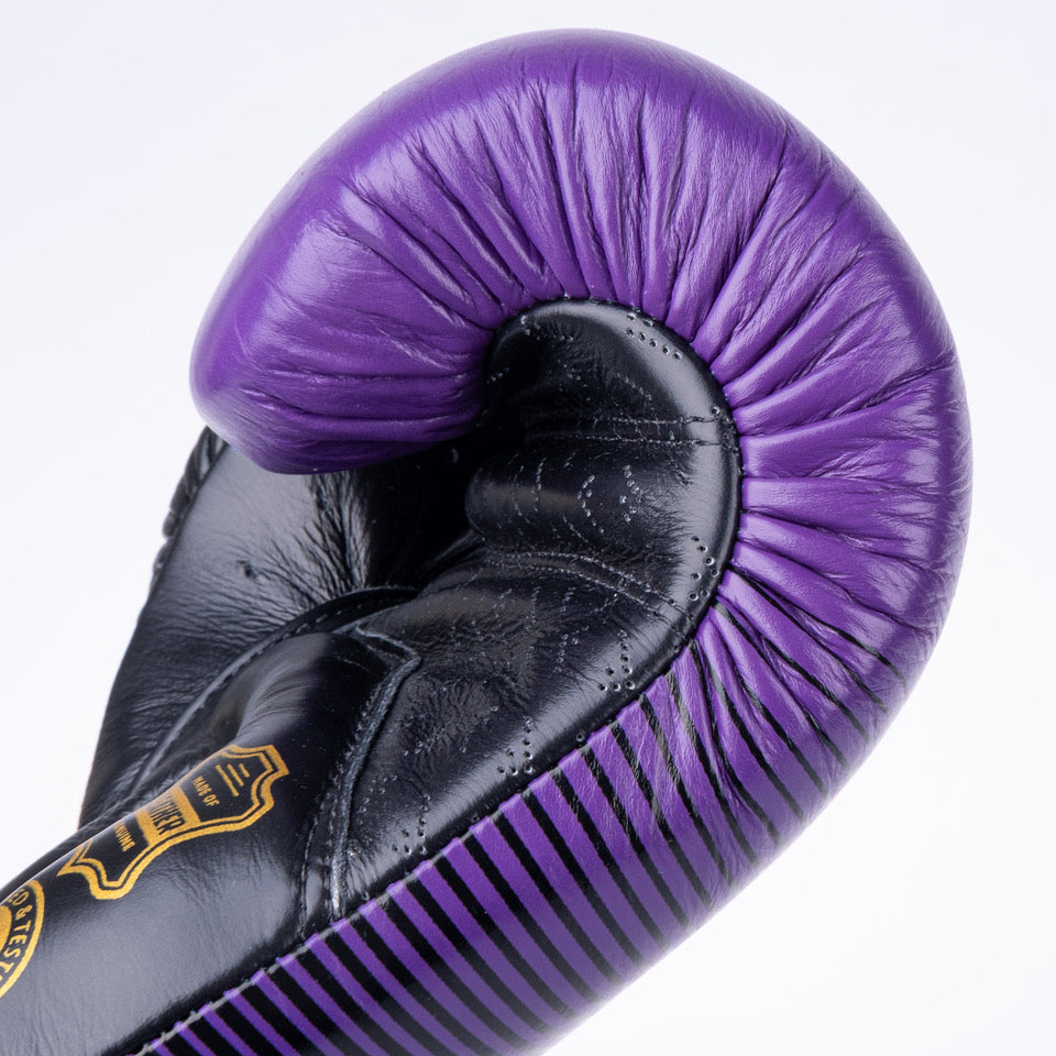 Fighter Pro Boxing Gloves – purple/black, FBG-PRO-006