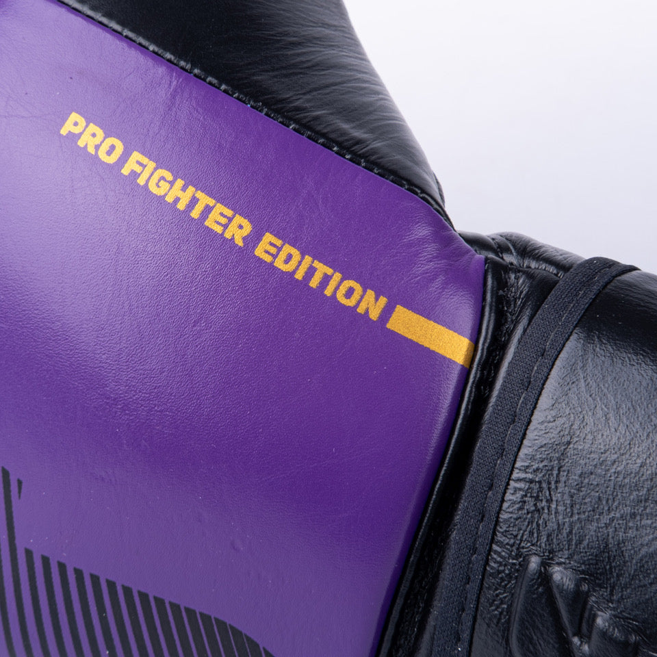 Fighter Pro Boxing Gloves – purple/black, FBG-PRO-006