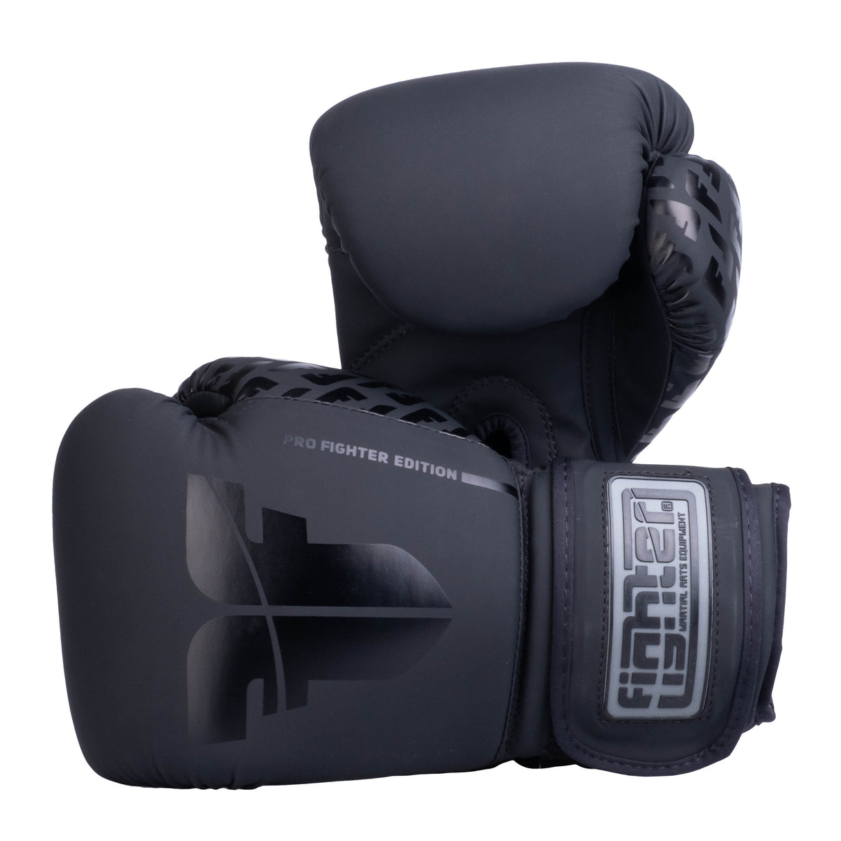 Guantes de boxeo de combate Pro PU-Black, FBG-PRP-001