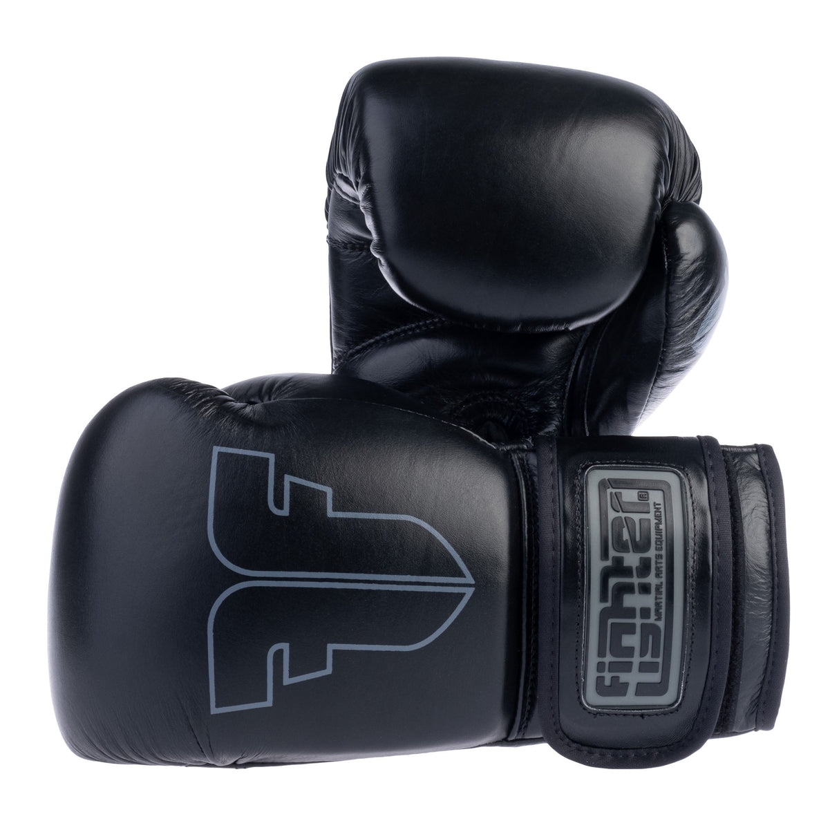 Guantes de boxeo de entrenamiento de combate: negro, FBG-Trn-005