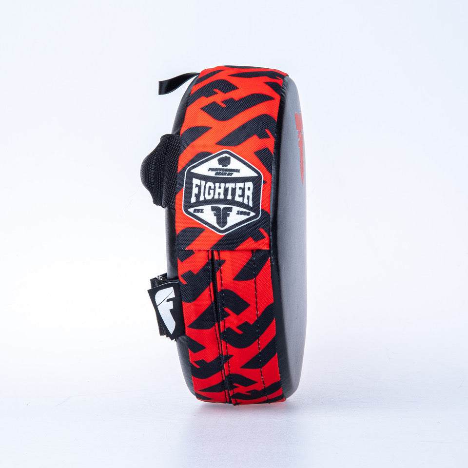 Fighter Small Round Mitt - black/red, FFM-02-03