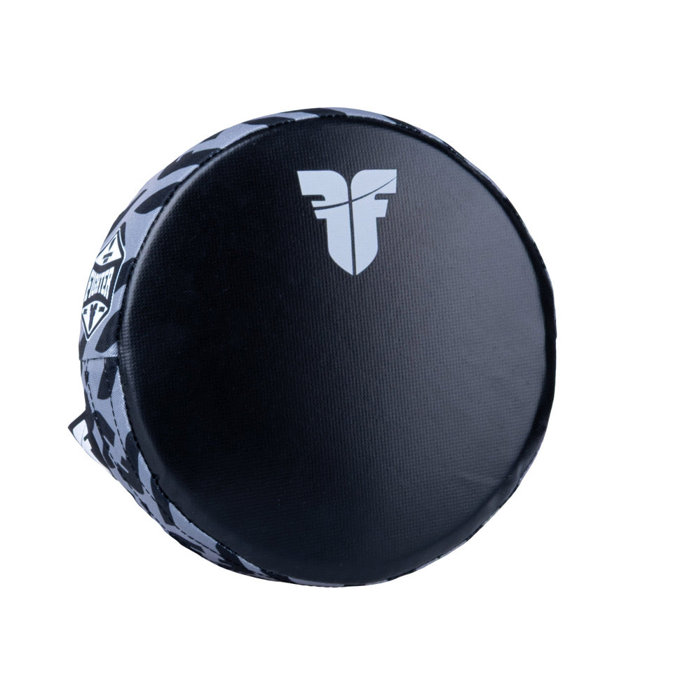 Fighter Small Round Mitt - black/grey, FFM-02-04