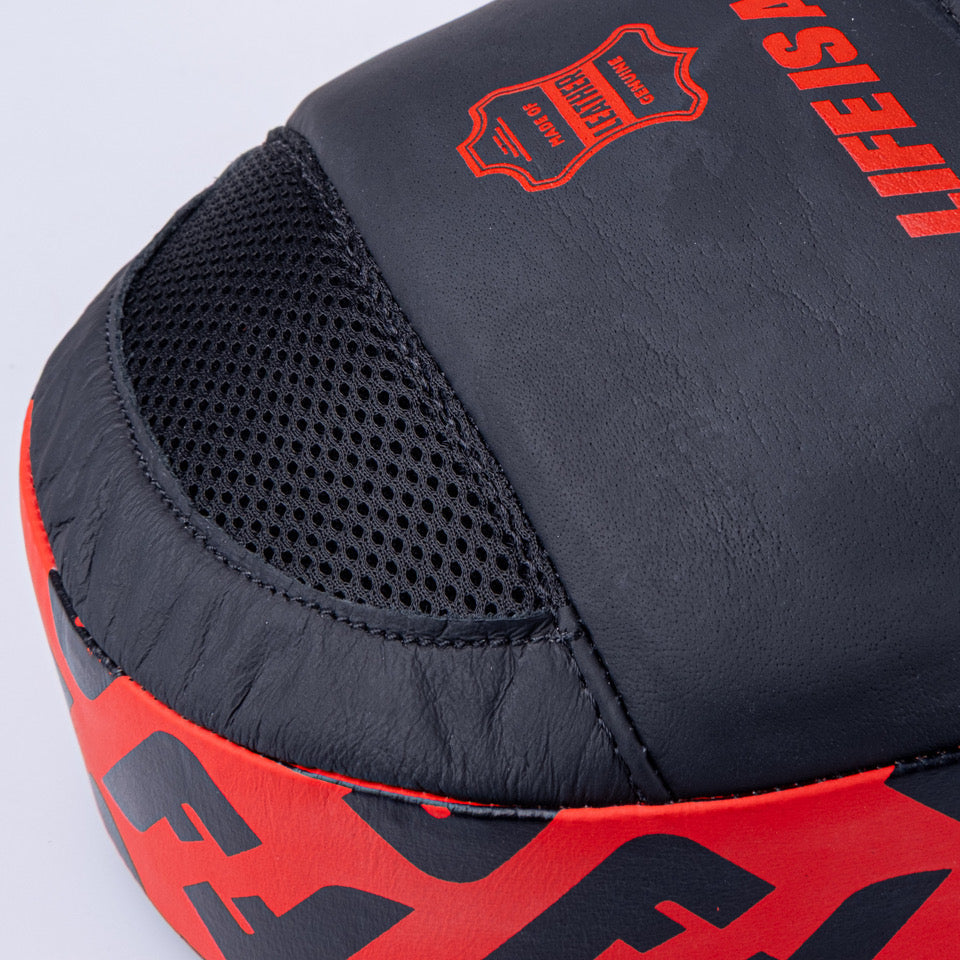 Fighter Focus Mitts – black/red, FFMS-002-03F