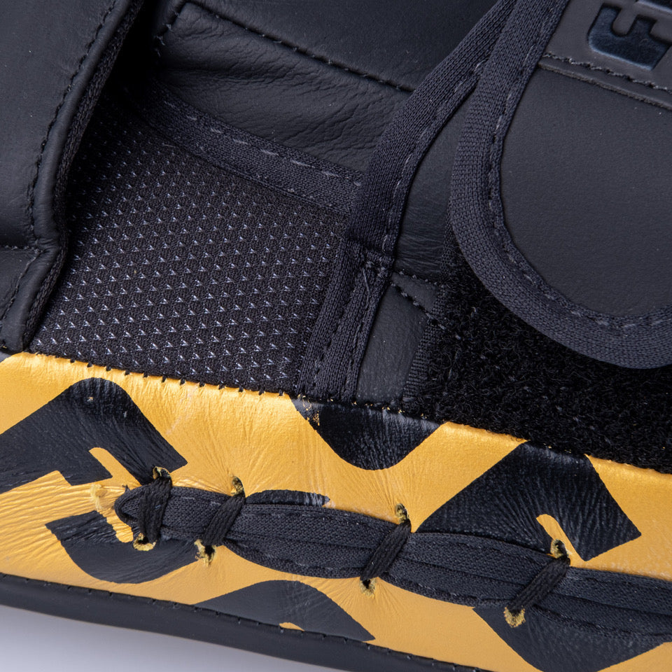 Fighter Focus Mitts – black/gold, FFMS-002-12F