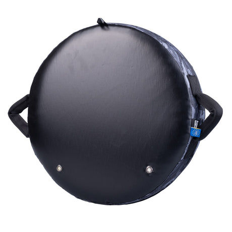 Fighter Round Shield - bush-camo-grey, FKSH-RD-BCM-GY