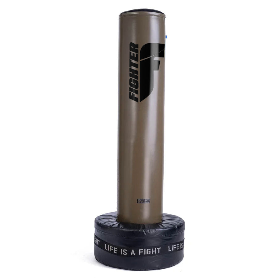 Fighter Classic Freistehender Boxsack – khaki/schwarz, FSBF-EV-1002