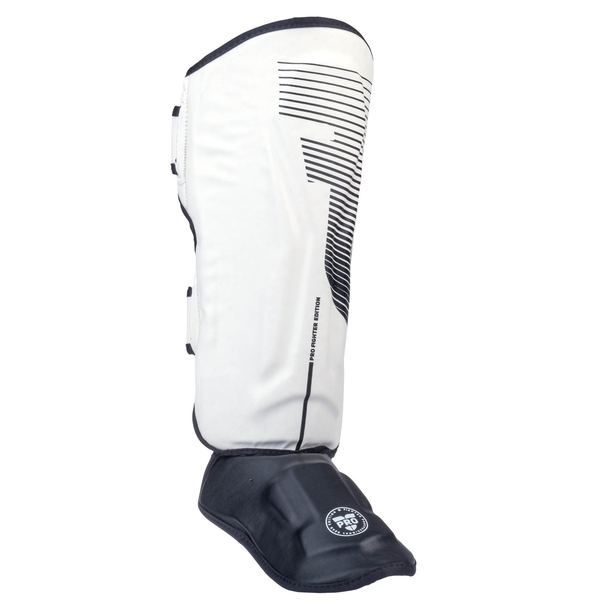 Fighter Thai Ergo Shin Guards PRO Edition - white, FSG-004PRO-01