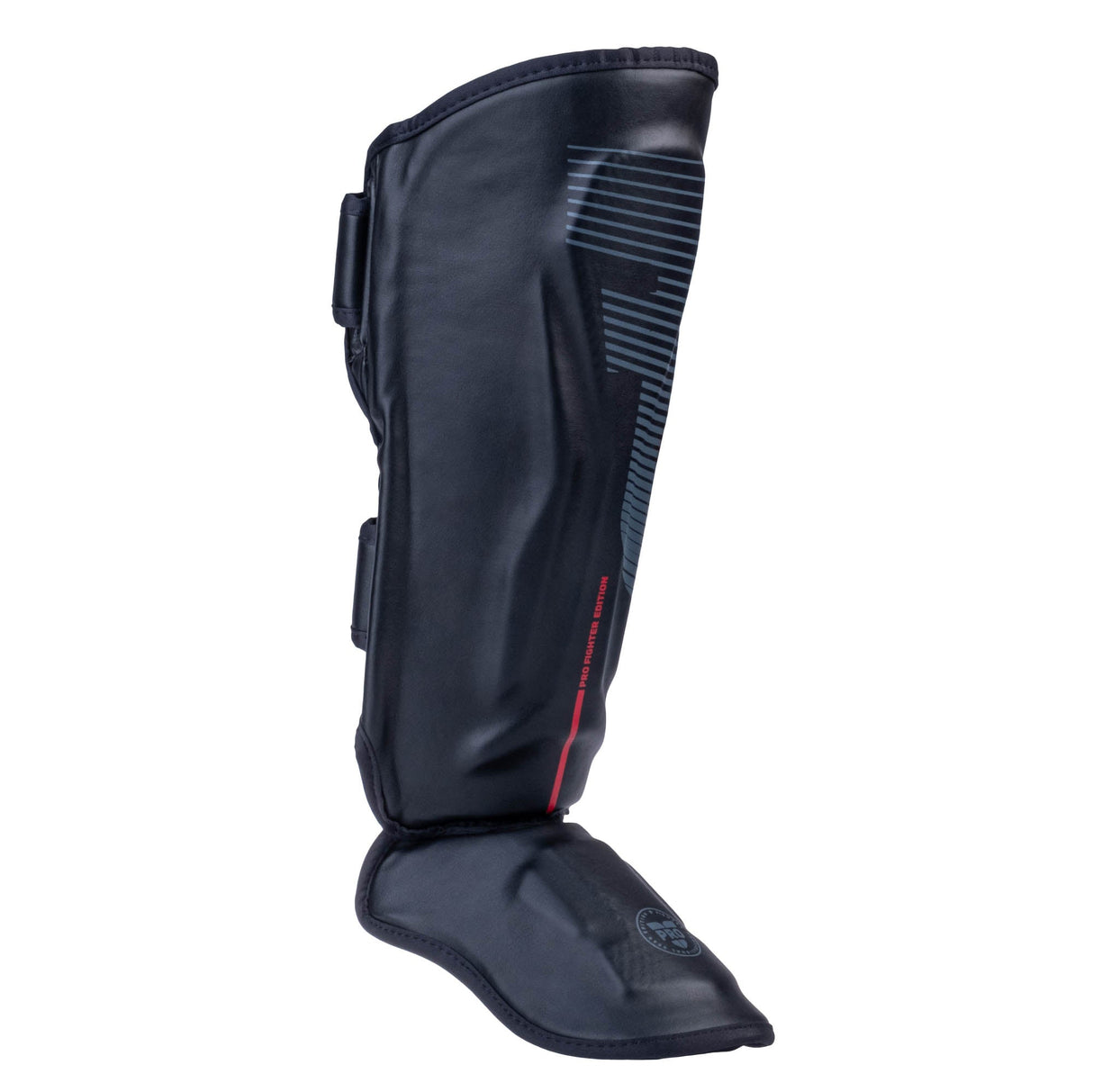 Fighter Thai Ergo Shin Guards PRO Edition - black, FSG-004PRO-02