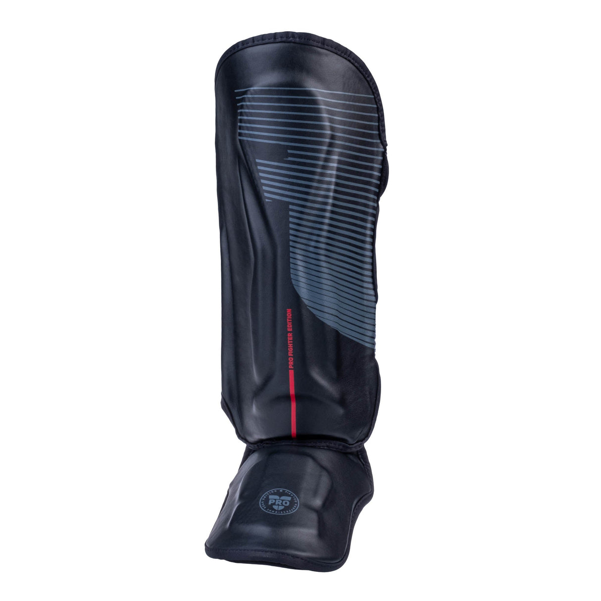 Fighter Thai Ergo Shin Guards PRO Edition - black, FSG-004PRO-02