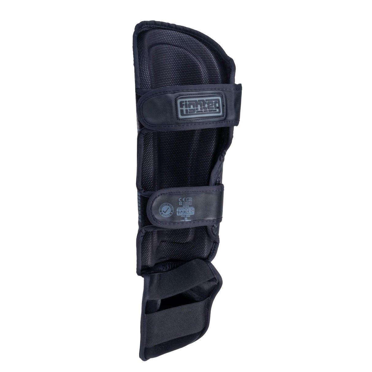 Fighter Thai Ergo Shin Guards PRO Edition - black, FSG-004PRO-02
