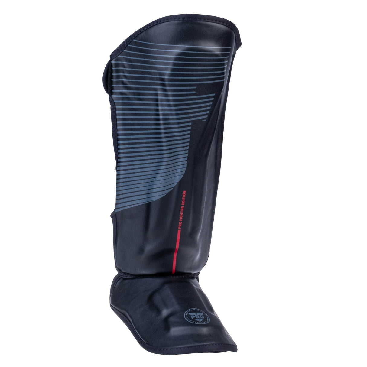 Fighter Thai Ergo Shin Guards PRO Edition - black, FSG-004PRO-02