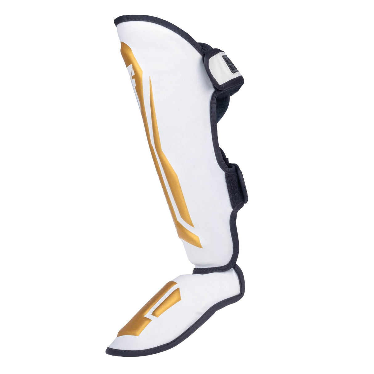Fighter Thai Ergo Shin Guards - white/gold, FSG-004-TRP-0112