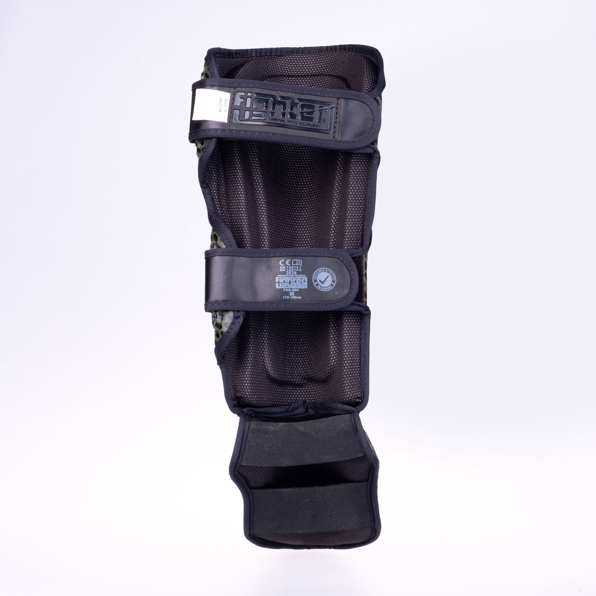 Fighter Shinguards Thai Ergo - Khaki/Schwarz, FSG -004nd2