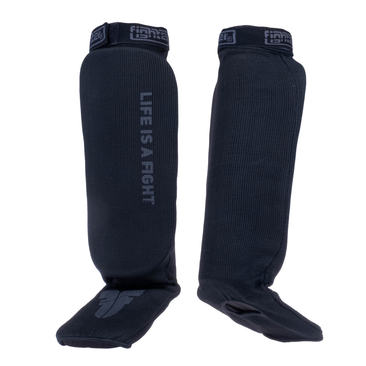 Fighter Shin Instep Guards - black, FSG1401-02