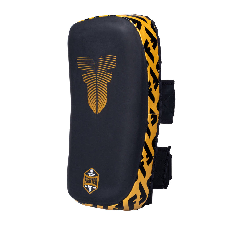 Fighter Thai Mitts – black/gold, FTP-001-12F