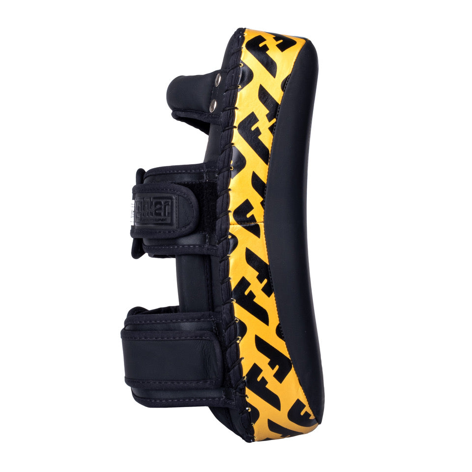 Fighter Thai Mitts – black/gold, FTP-001-12F