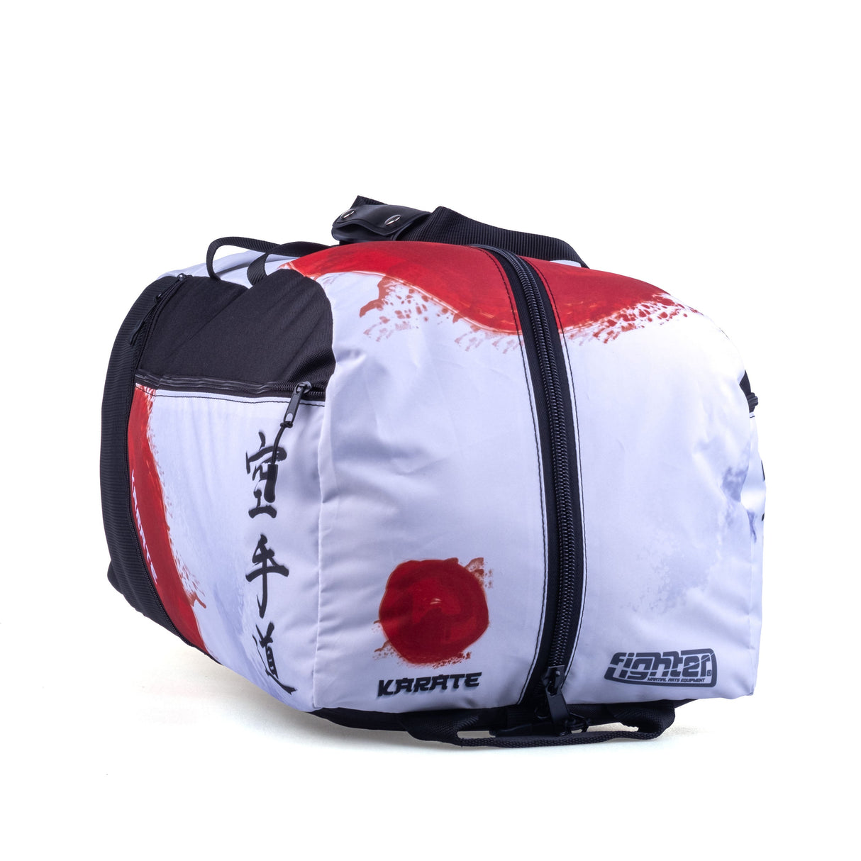 Bolsa de deportes/mochila de combate - Karate - Blanco/Rojo, FTS -13 -KRT