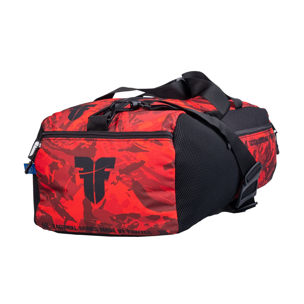 Sportovní taška Fighter -Bush/Camo/Red, FTS-14-BCM-RD