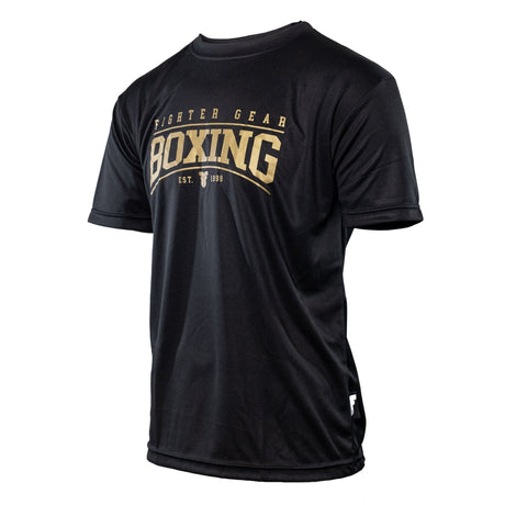 Camisa de entrenamiento de boxeo de combate - negro, ftsh -02blbx