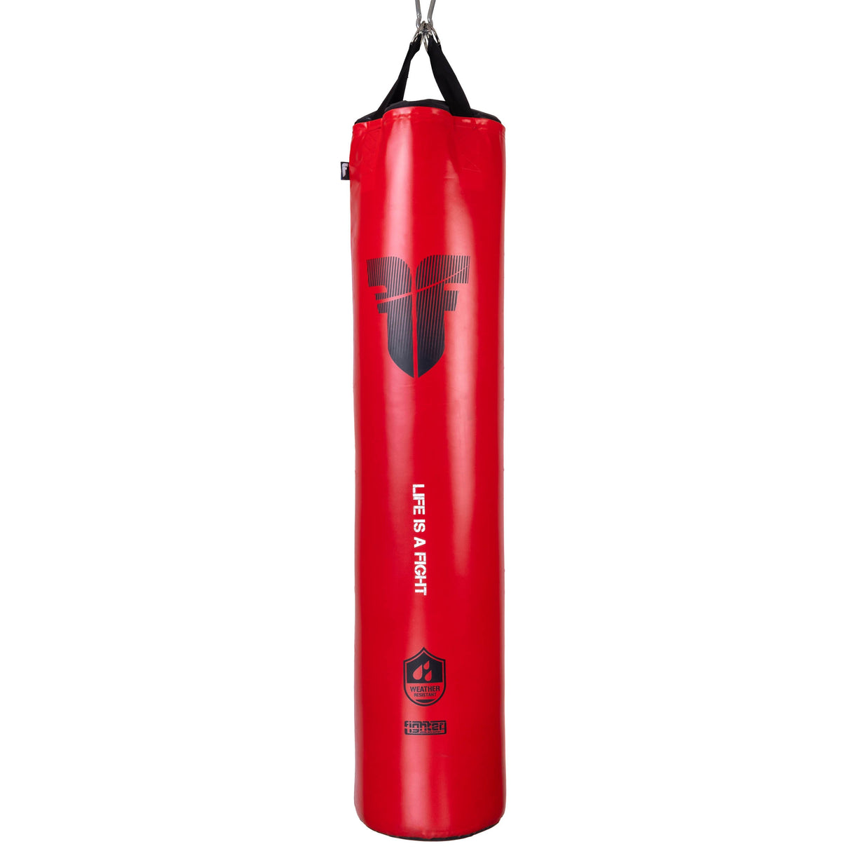Bolsa de boxeo al aire libre de luchador 150 cm, diámetro 34 cm - rojo
