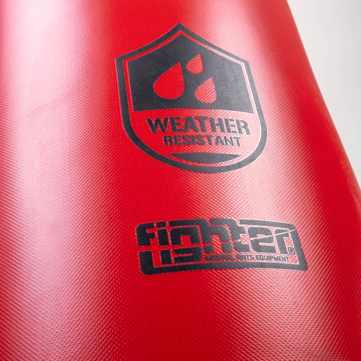 Bolsa de boxeo al aire libre de luchador 150 cm, diámetro 34 cm - rojo