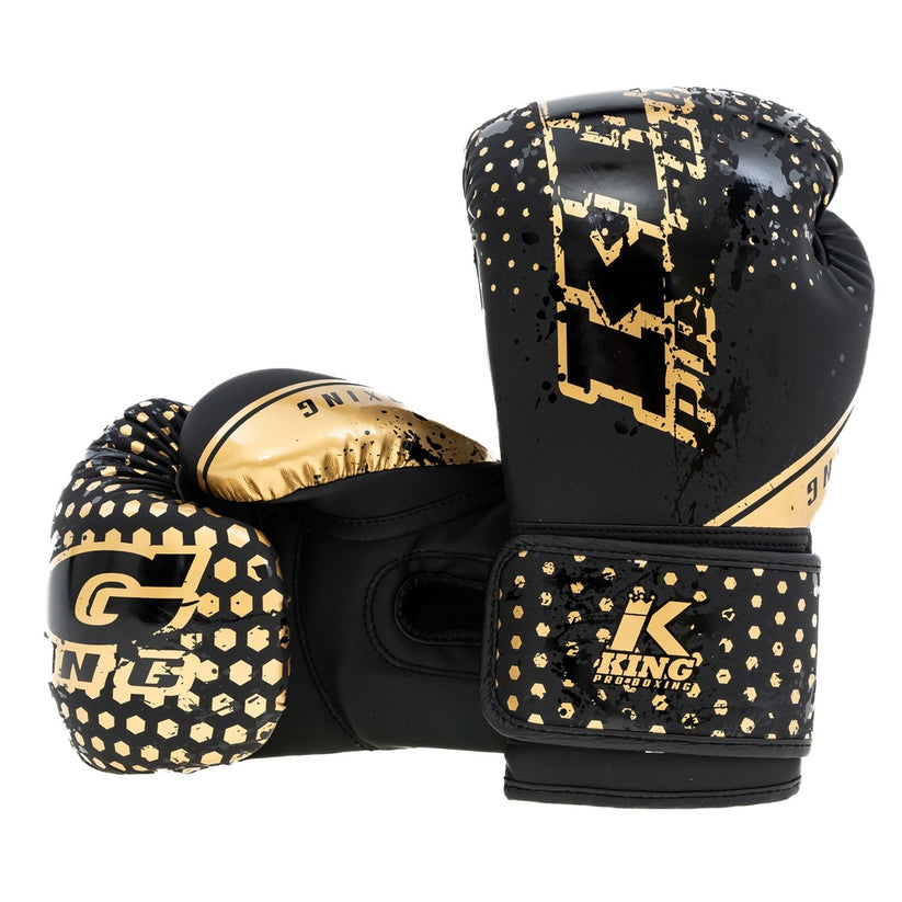 Guantes de boxeo King Pro Boxing Hexagon 2 - Negro, KPB/BG Hexagon 2