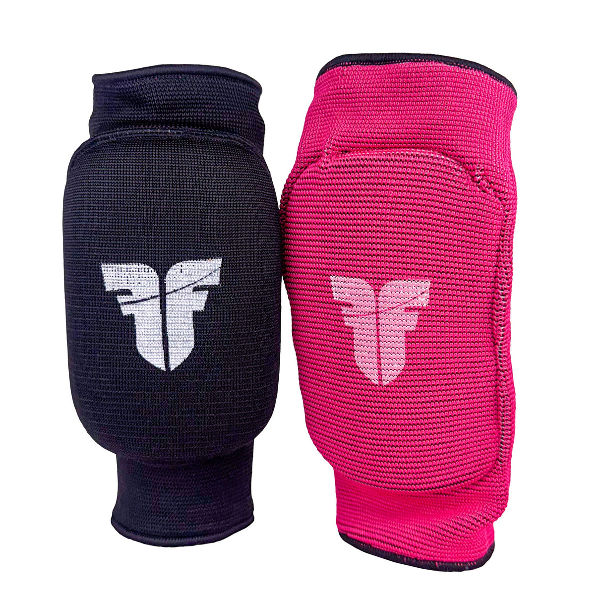 Guardias de codo reversibles de luchador - Black/Pink, FKG -005bp