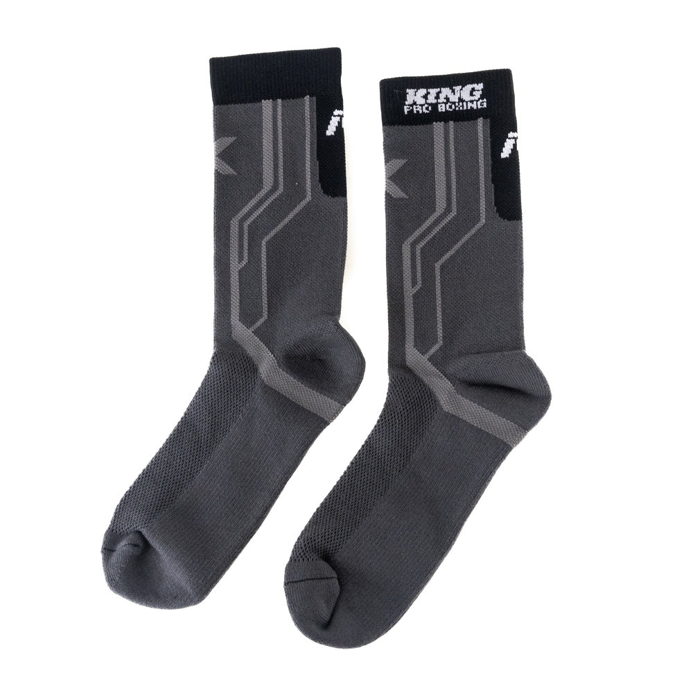 King Apex Socks for 1 – Black/Grey
