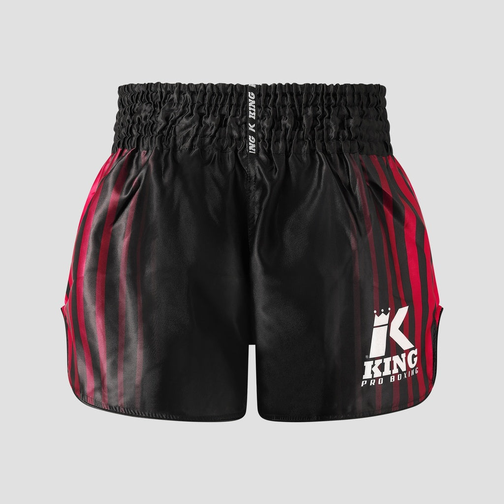 King Pro Boxing Bloodline 1 Muay Thai Shorts – Black/Red