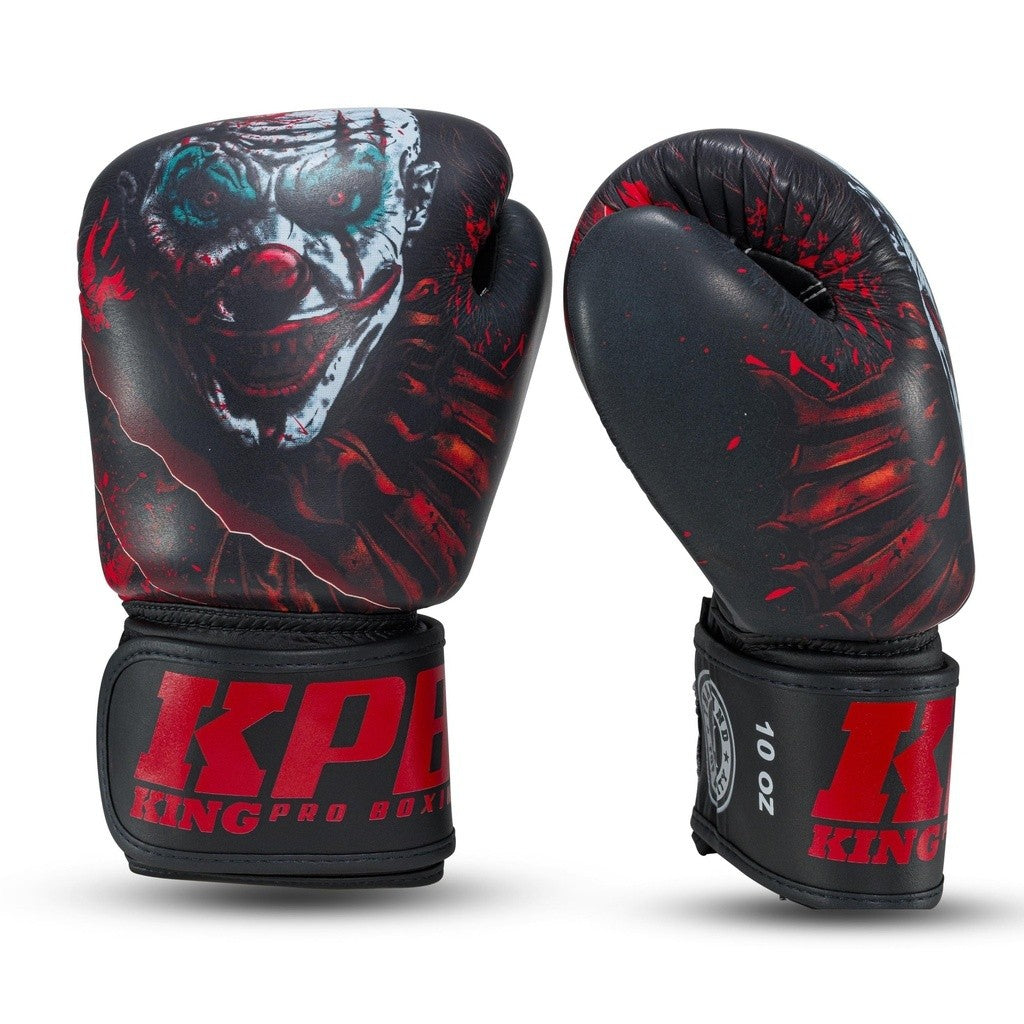 King Pro Boxing Boxing Gloves SCARY - black/red, KPB SCARY BG