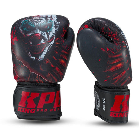 King Guantes de boxeo Pro de boxeo aterrador - negro/rojo, KPB Scary BG