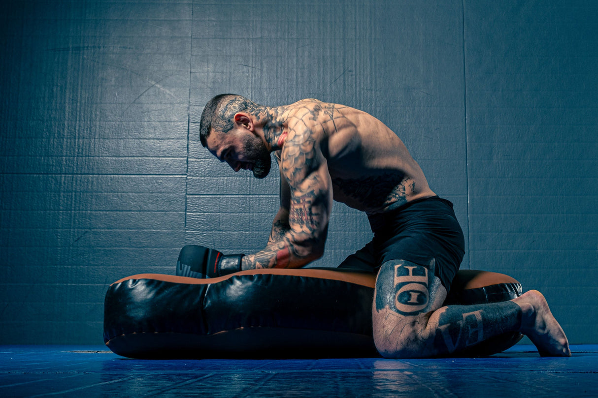 Mannequin de combat pour MMA - noir/vert