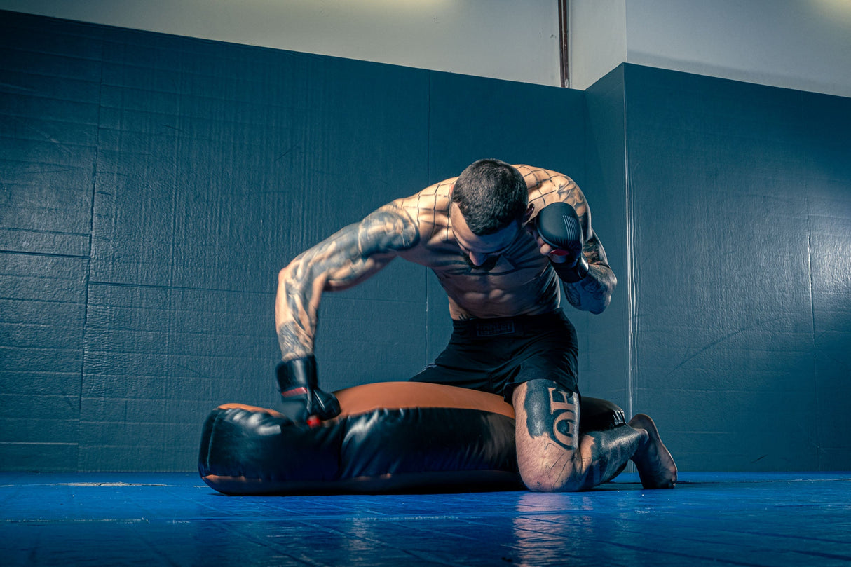 Mannequin de combat pour MMA - noir/vert