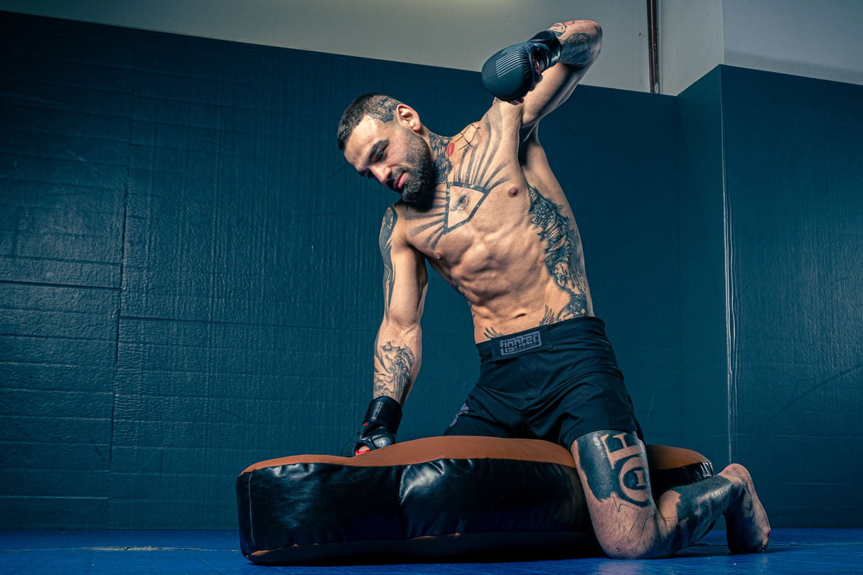 Mannequin de combat pour MMA - noir/vert