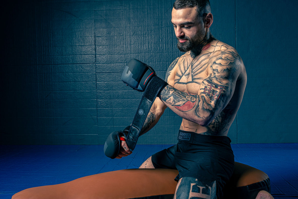 Mannequin de combat pour MMA - noir/vert