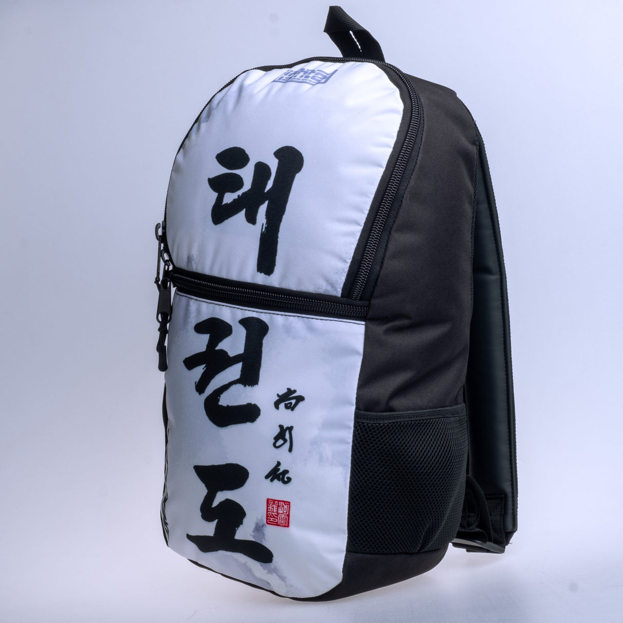 Tamaño de mochila de combate S - Taekwon Do - White/Gray, SBFS -TD -PL