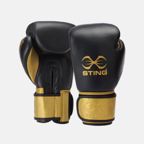 Gants de boxe Sting Evolution - noir/or, ST10395