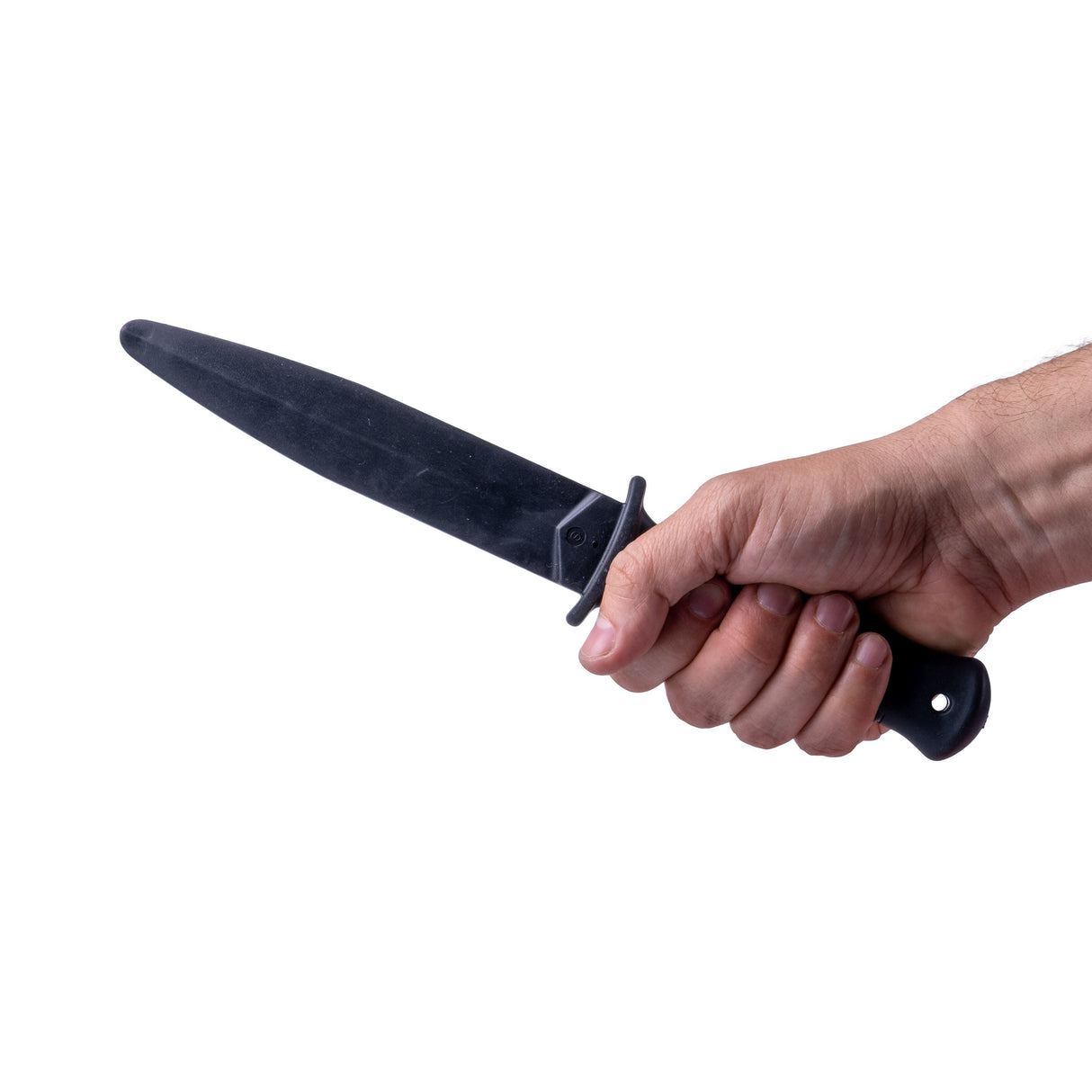 Long training rubber knife ESP, black