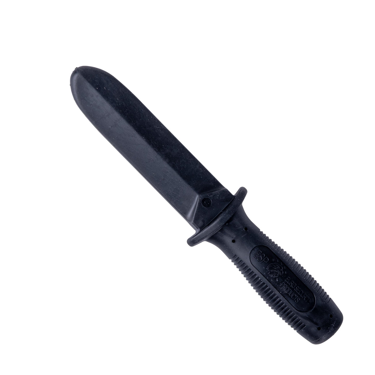 Short training rubber knife ESP, black
