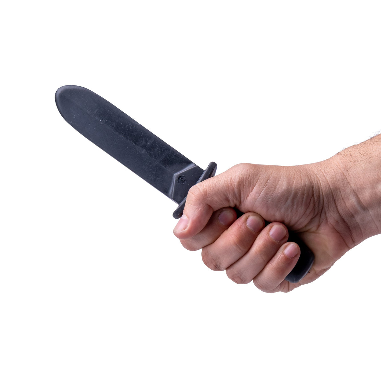 Short training rubber knife ESP, black