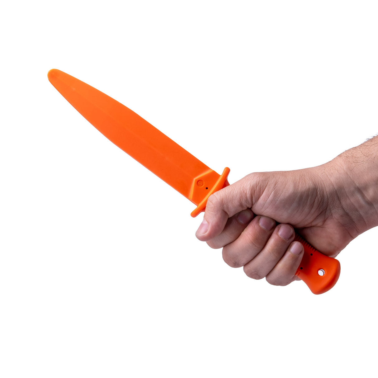 Long training rubber knife ESP, orange