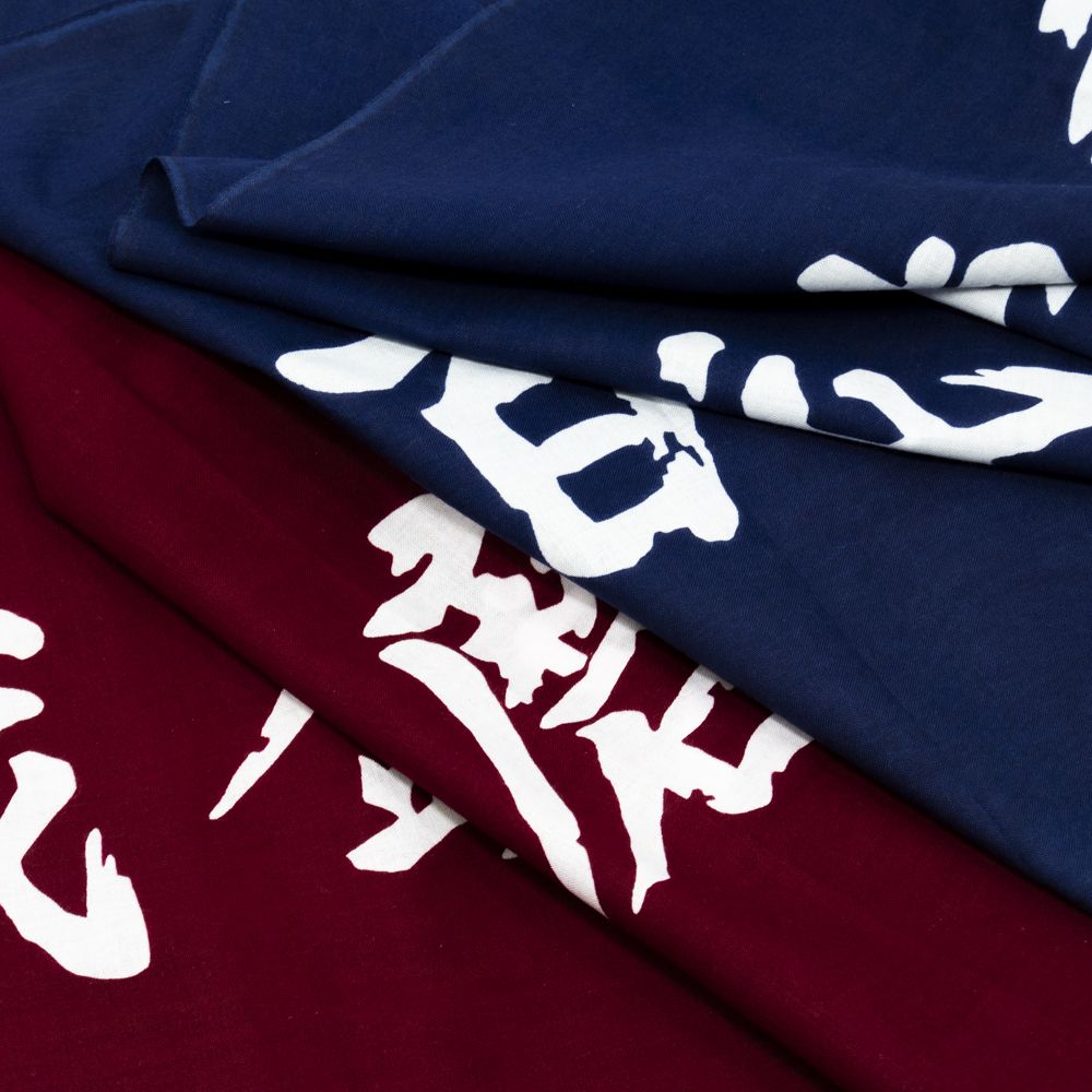 Tenugui – Hyakusen Renma, Burgunderrot, TN-18-R