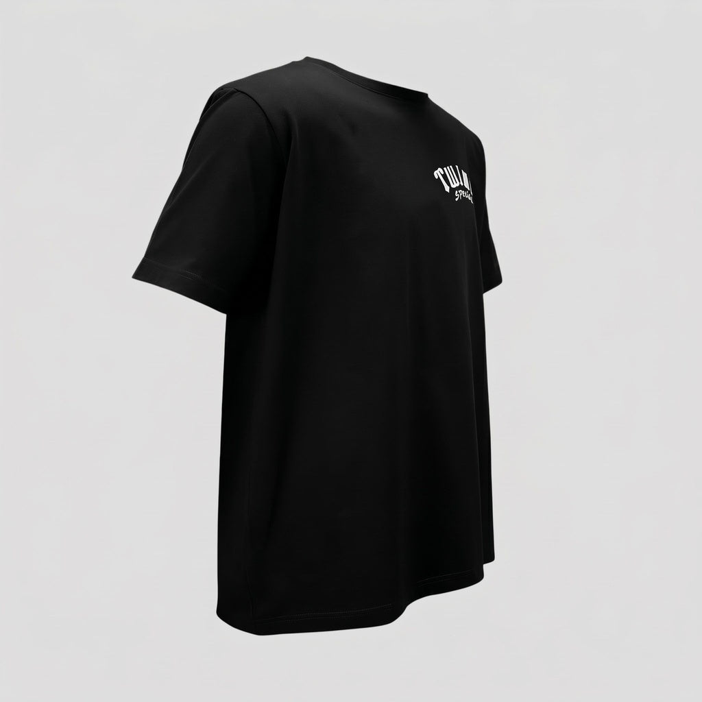 TWINS T-Shirt – schwarz, TEE-02