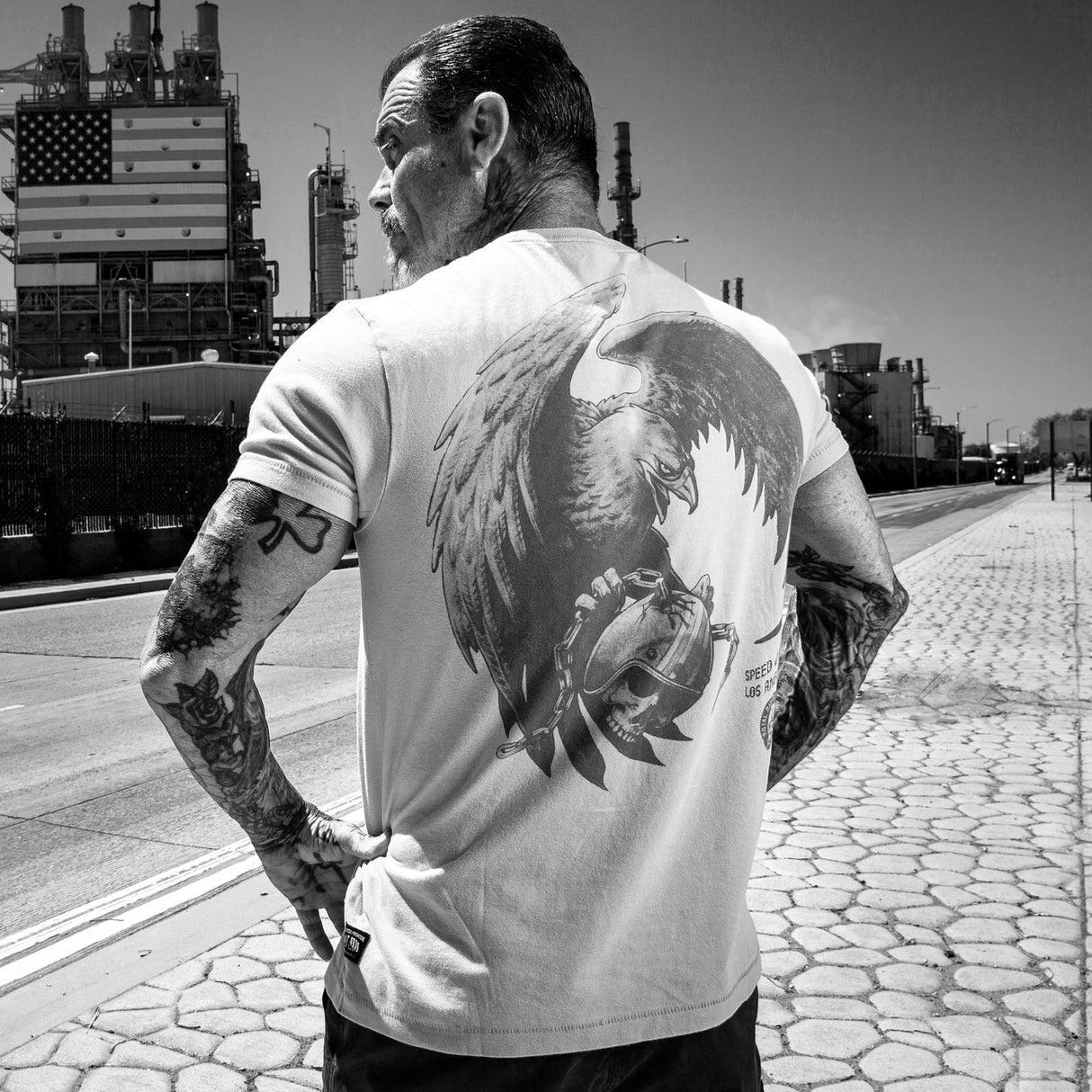 T-shirt premium Yakuza - gris clair, 3710