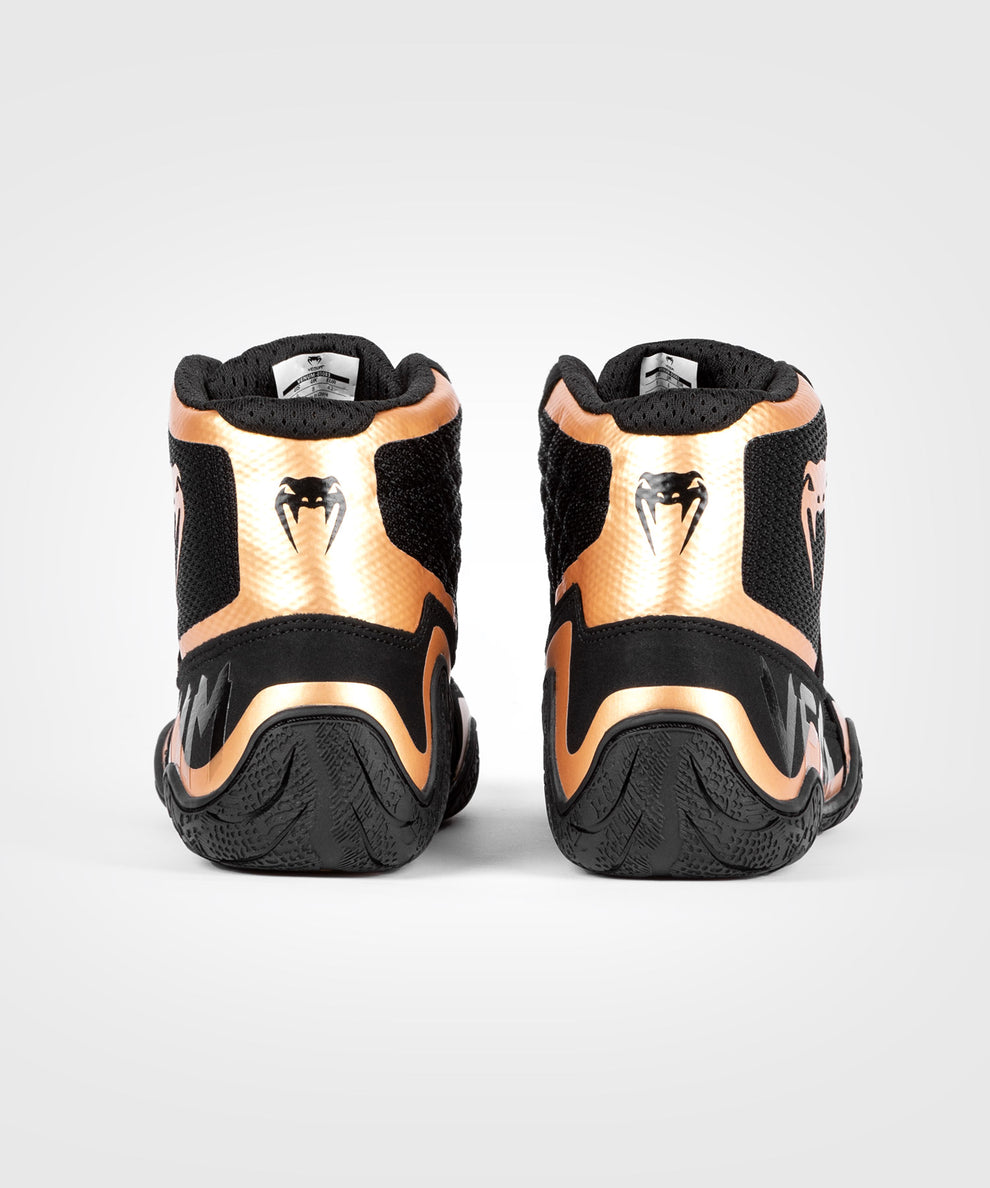 Venum Elite Wrestling-Schuhe – schwarz/bronze, VENUM-05083-137