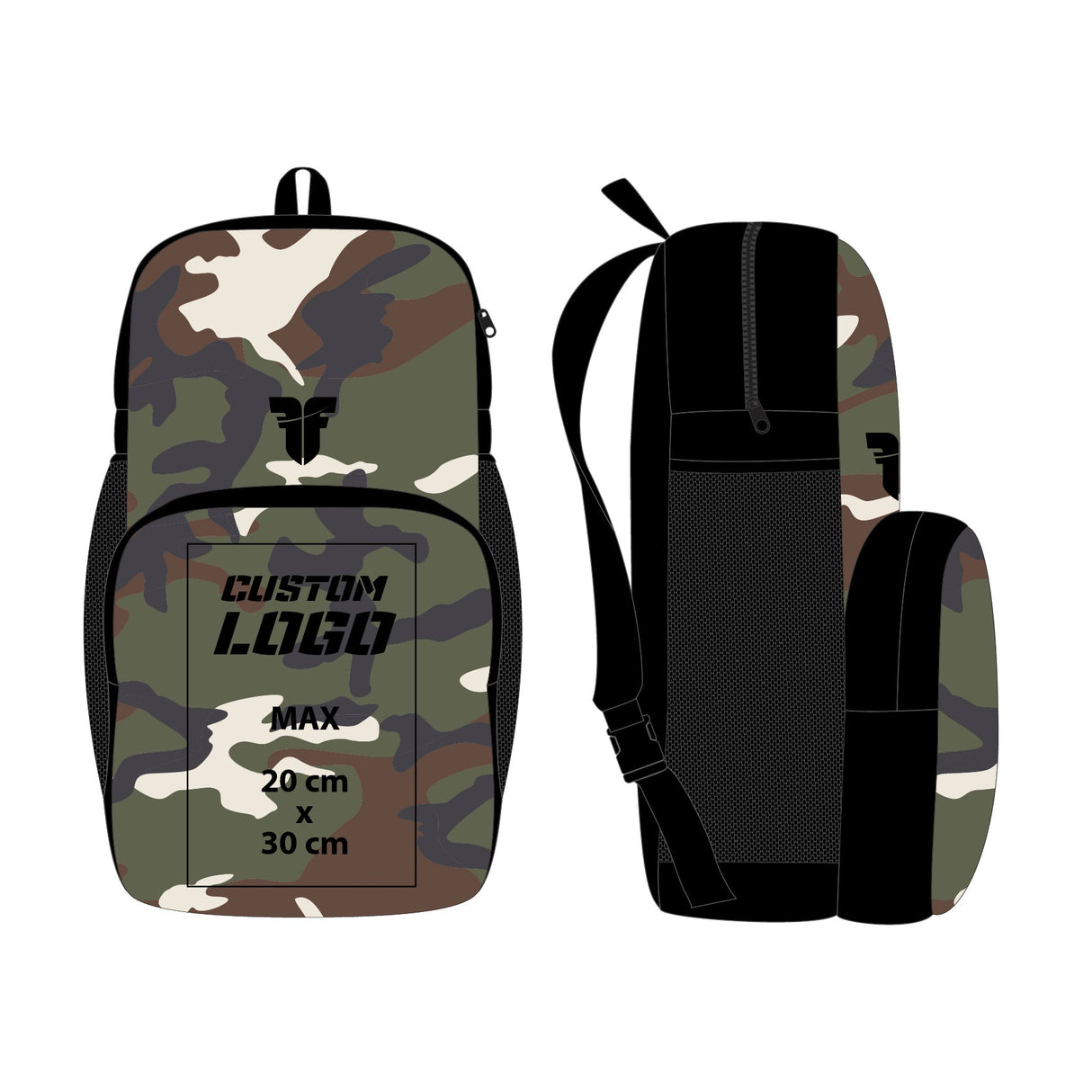 Fighter Backpack M - Custom logo