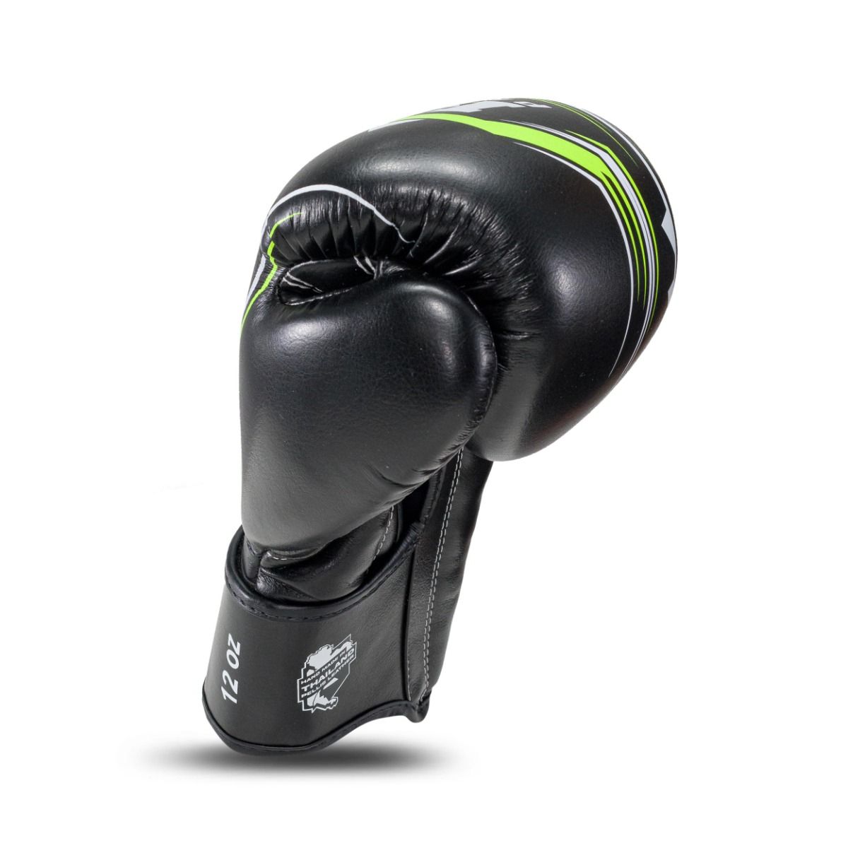 Gants de boxe King Pro Boxing Spartan 5 - noir/vert, KPB/BG SPARTAN 5