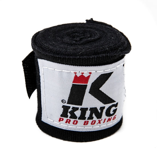 Bandes de boxe King Pro - noir, KPB/BPC BLACK